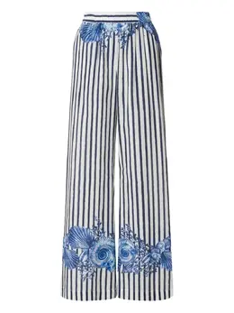 Alberta Ferretti: Брюки в полоску 