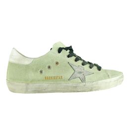 Golden Goose: Зелёные кроссовки 