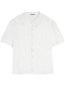 Jil Sander: Шёлковая рубашка 