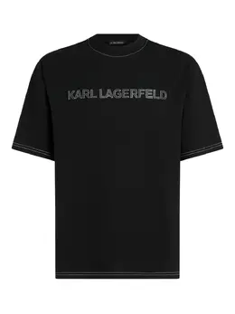 Karl Lagerfeld: Чёрная футболка 