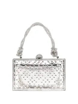 Kurt Geiger London: Серебристая сумка-шоппер 