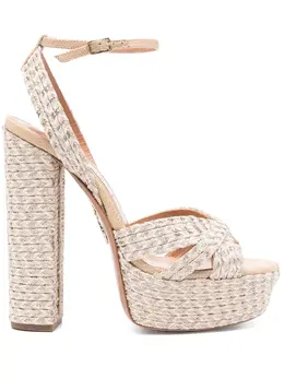 Aquazzura: Бежевые сандалии 