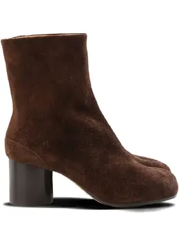 Maison Margiela: Коричневые ботинки  Tabi