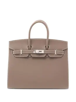 Hermès Pre-Owned: Серебристая сумка 