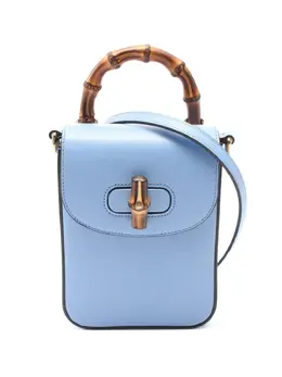 Gucci Pre-Owned: Голубая сумка 