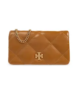 Tory Burch: Коричневый кошелёк 