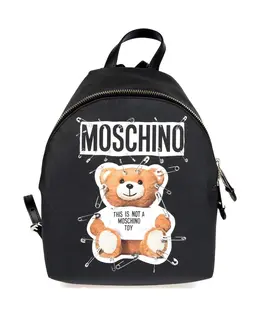 Moschino: Чёрный рюкзак 