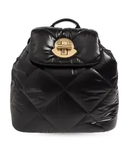 Moncler: Чёрный рюкзак 