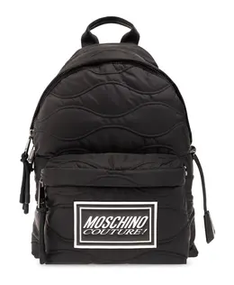 Moschino: Чёрный рюкзак 