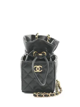 CHANEL Pre-Owned: Чёрная сумка 