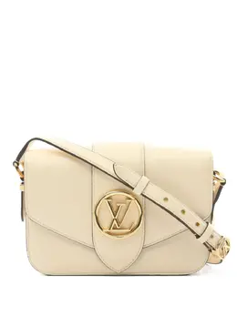 Louis Vuitton Pre-Owned: Белая сумка 