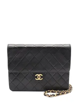 CHANEL Pre-Owned: Чёрная сумка 