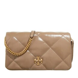 Tory Burch: Коричневый кошелёк  Kira