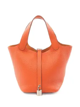 Hermès Pre-Owned: Оранжевая сумка-шоппер 