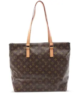 Louis Vuitton Pre-Owned: Коричневая сумка-шоппер 
