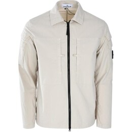 Stone Island: Белая куртка 