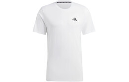 Adidas: Белая футболка 