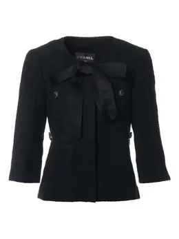 CHANEL Pre-Owned: Куртка с бантом 
