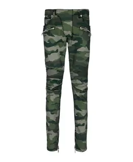Balmain: Джинсы с принтом 