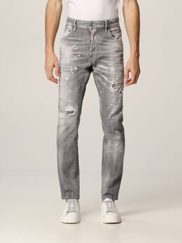 Dsquared2: Серые джинсы 