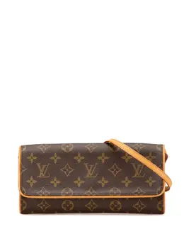 Louis Vuitton Pre-Owned: Коричневая сумка через плечо 