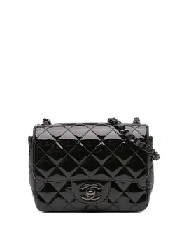 CHANEL Pre-Owned: Чёрная сумка через плечо 