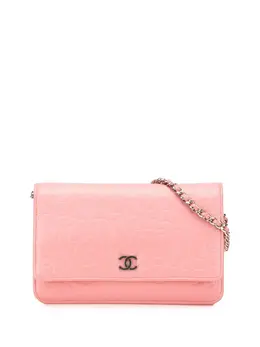 CHANEL Pre-Owned: Розовый кошелёк 