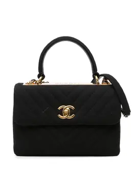 CHANEL Pre-Owned: Чёрная сумка 