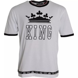 Dolce & Gabbana: Белая футболка  King