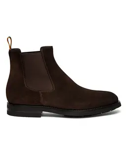 Santoni: Коричневые ботинки 