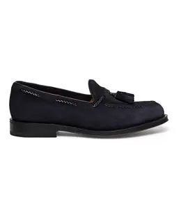 Santoni: Синие туфли 