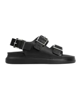 Alexander McQueen: Чёрные сандалии 