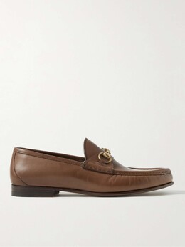 Gucci: Коричневые туфли  Horsebit
