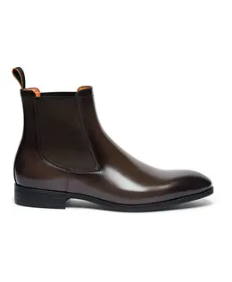 Santoni: Коричневые ботинки 