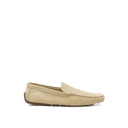 Bally: Бежевые мокасины 