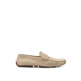 Bally: Бежевые мокасины 