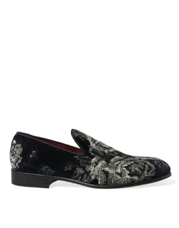 Dolce & Gabbana: Чёрные мокасины 