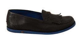 Dolce & Gabbana: Чёрные мокасины 