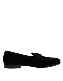 Dolce & Gabbana: Чёрные мокасины 