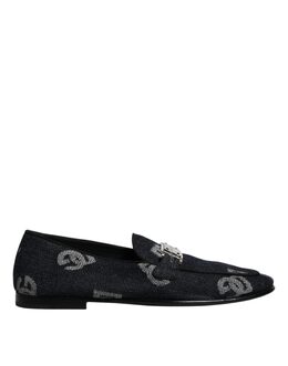 Dolce & Gabbana: Чёрные мокасины 