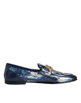 Dolce & Gabbana: Синие туфли  DG