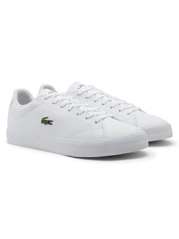 Lacoste: Белые кроссовки 