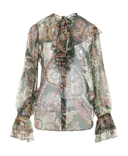 Etro: Многоцветная рубашка 
