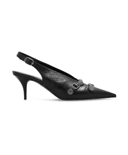Balenciaga: Чёрные туфли 