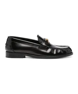 Versace: Чёрные лоферы 