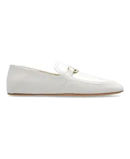 Salvatore Ferragamo: Бежевые лоферы 