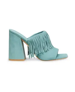 Stuart Weitzman: Зелёные шлёпанцы 