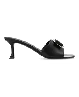 Salvatore Ferragamo: Чёрные сабо 