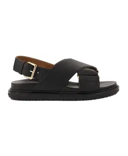 Marni: Чёрные сандалии 