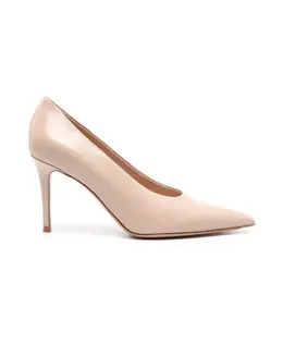 Gianvito Rossi: Бежевые туфли 